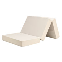 三つ折りマットレス15cm ミルクベージュ SLM-15(MBE)