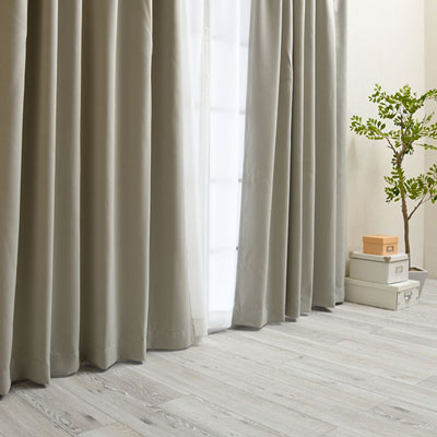 カーテン　ブリンク グレー 135cm