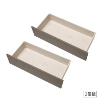 木製すのこベッド引出2個組 ライトグレー SLH-111(LGR)