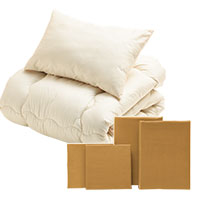 合繊（抗菌防臭）布団とカバーの6点セット　ラテ ラテ SLF-11(LA）