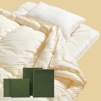 軽量ウォッシャブル布団7点セットオリーブ（掛布団、敷布団、枕、カバー4点） オリーブ 