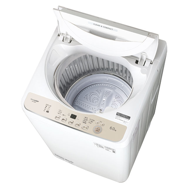 シャープ　全自動洗濯機6kg  ES-GE6H-N