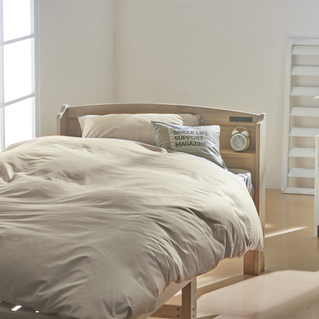 年中快適布団とカバーの6点セット ミルクベージュ SLF-21(MBE)