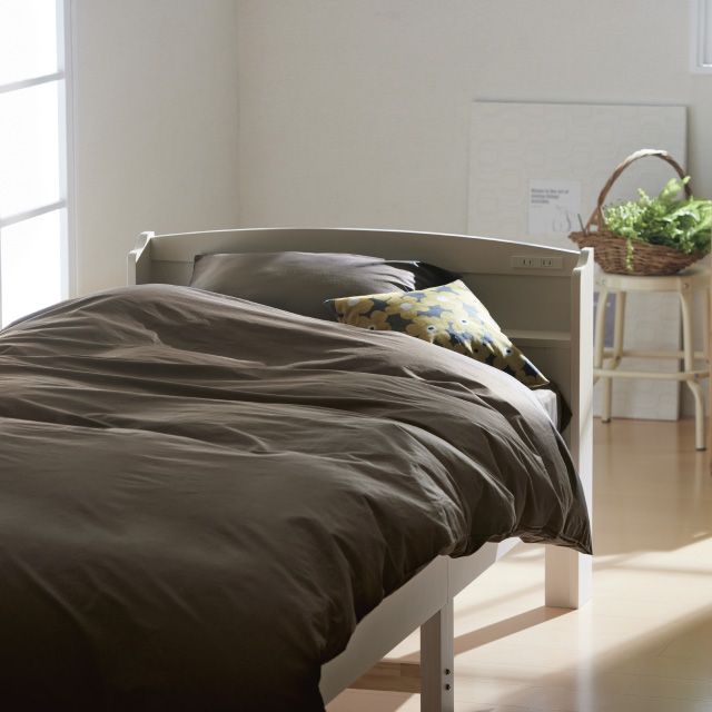 合繊（抗菌防臭）布団とカバーの6点セット ブラウン SLF-11(BR)　