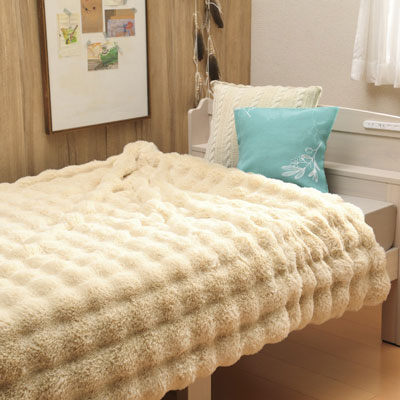 もこもこ毛布