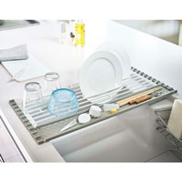 折り畳み水切りプレートシリコントレー付S