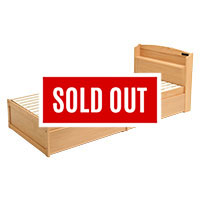 木製すのこベッド宮付引出付き