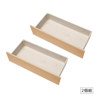 木製すのこベッド引出2個組